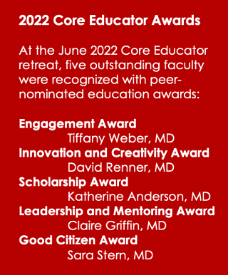 2022 Core Educator Awards Callout Box