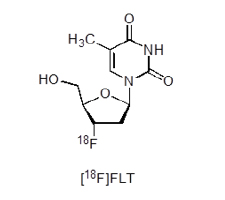 3'-deoxy-3'-18F-Flurothymide (FLT) Chemical Structural Formula