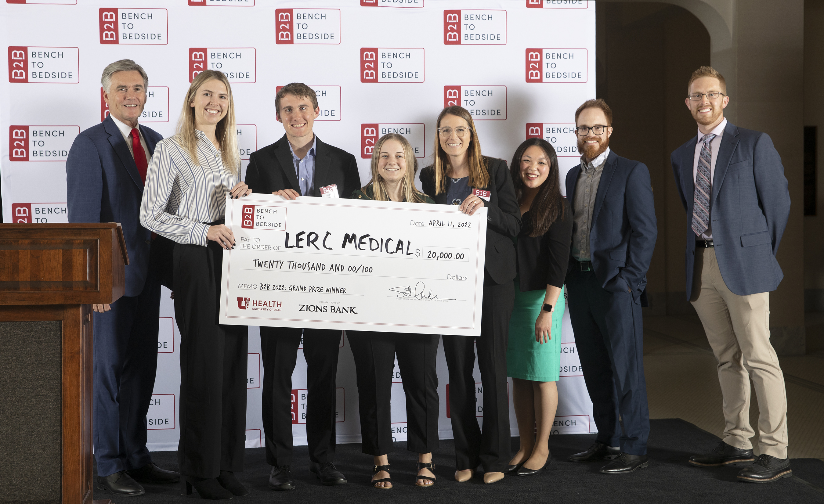 B2B 2022 Grand Prize Winner LERC Medical