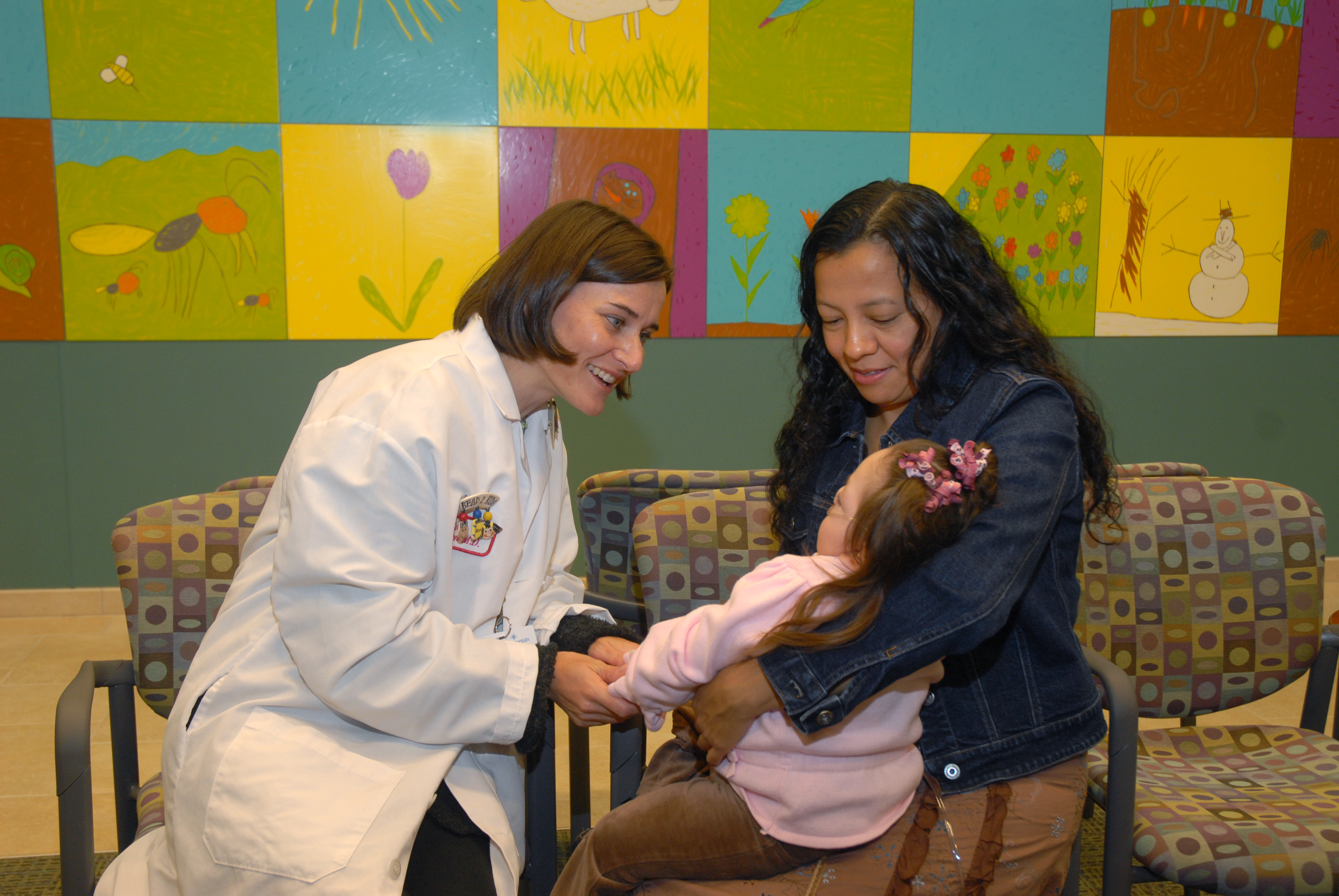 Pediatric Doctor Check-Up Little Girl