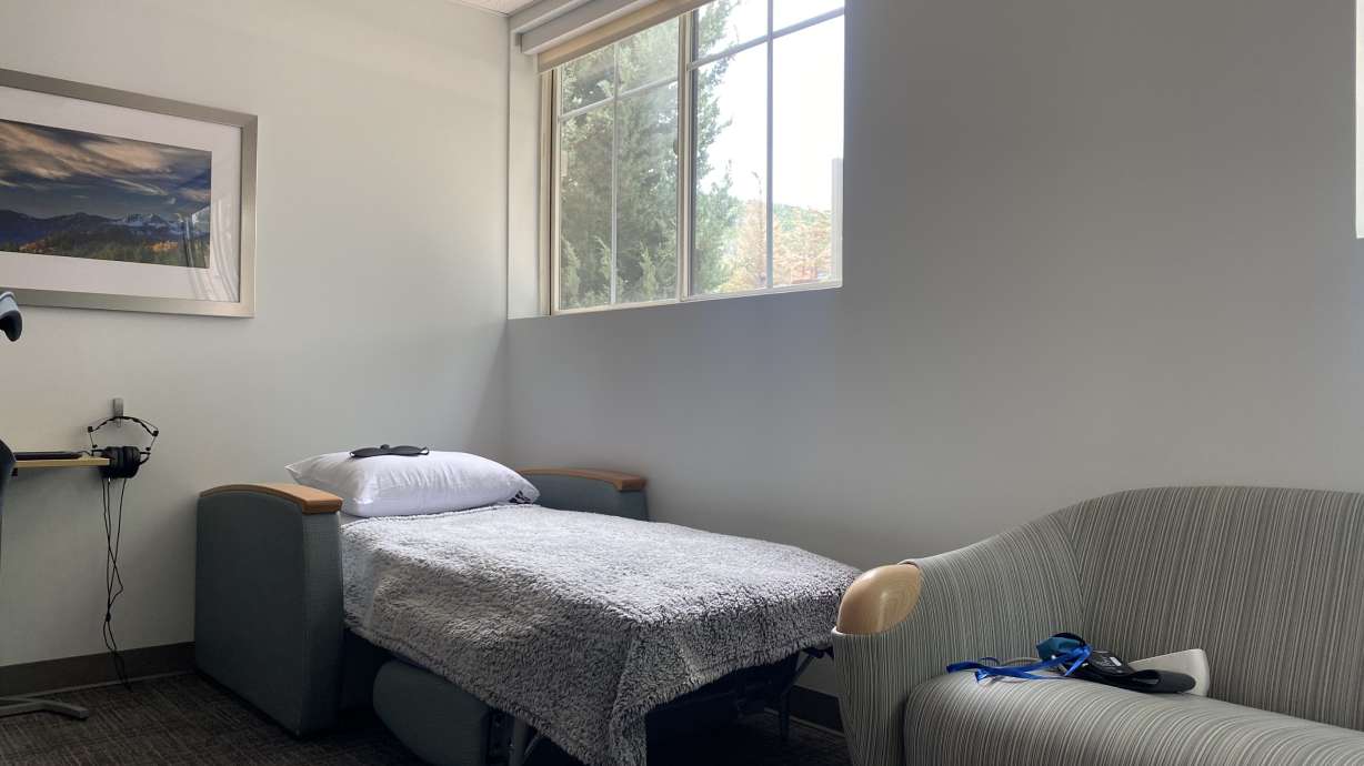 Ketamine assisted psychotherapy clinic room