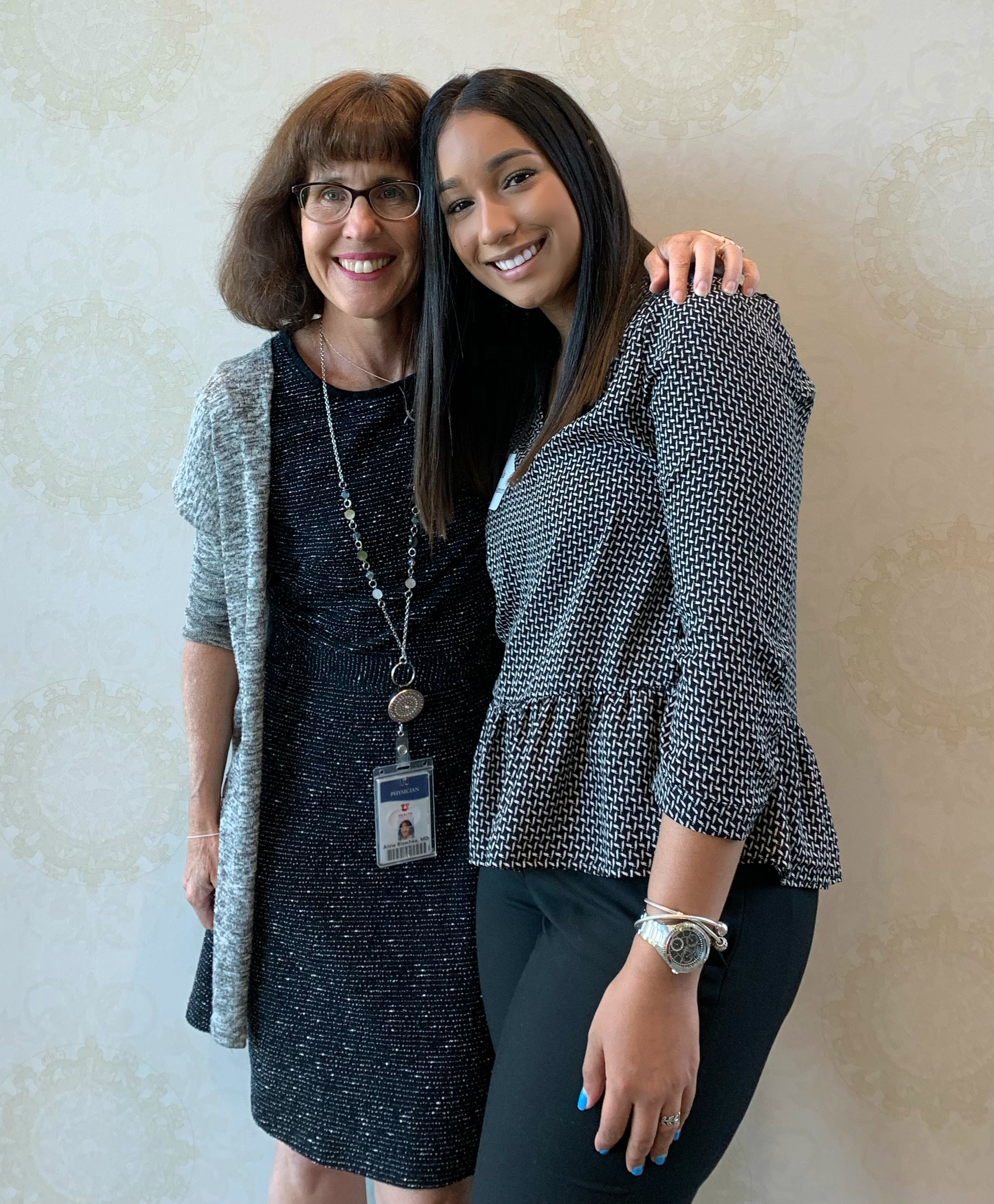 Paola Fosenca-Romero with mentor Anna Blashke