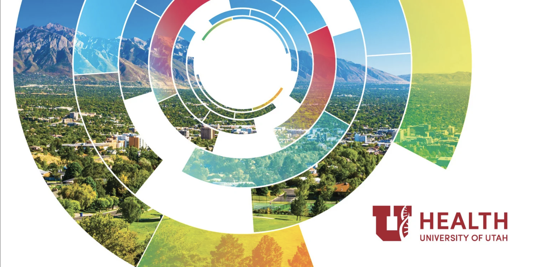 Graphic design for U-CARS symposium with Salt Lake City landscape.