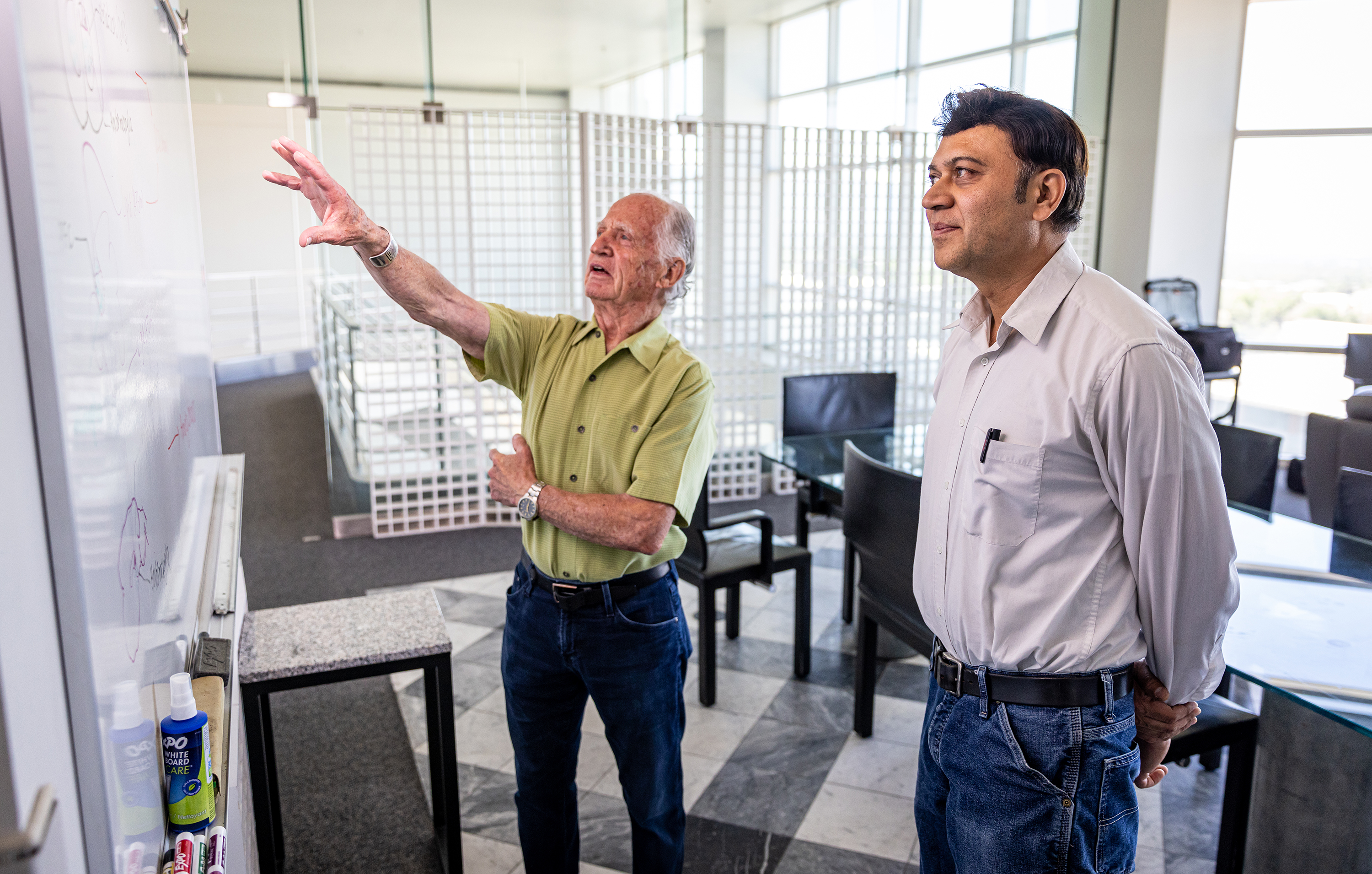 U of U Health research collaborators Mario Capecchi and Naveen Nagarajan