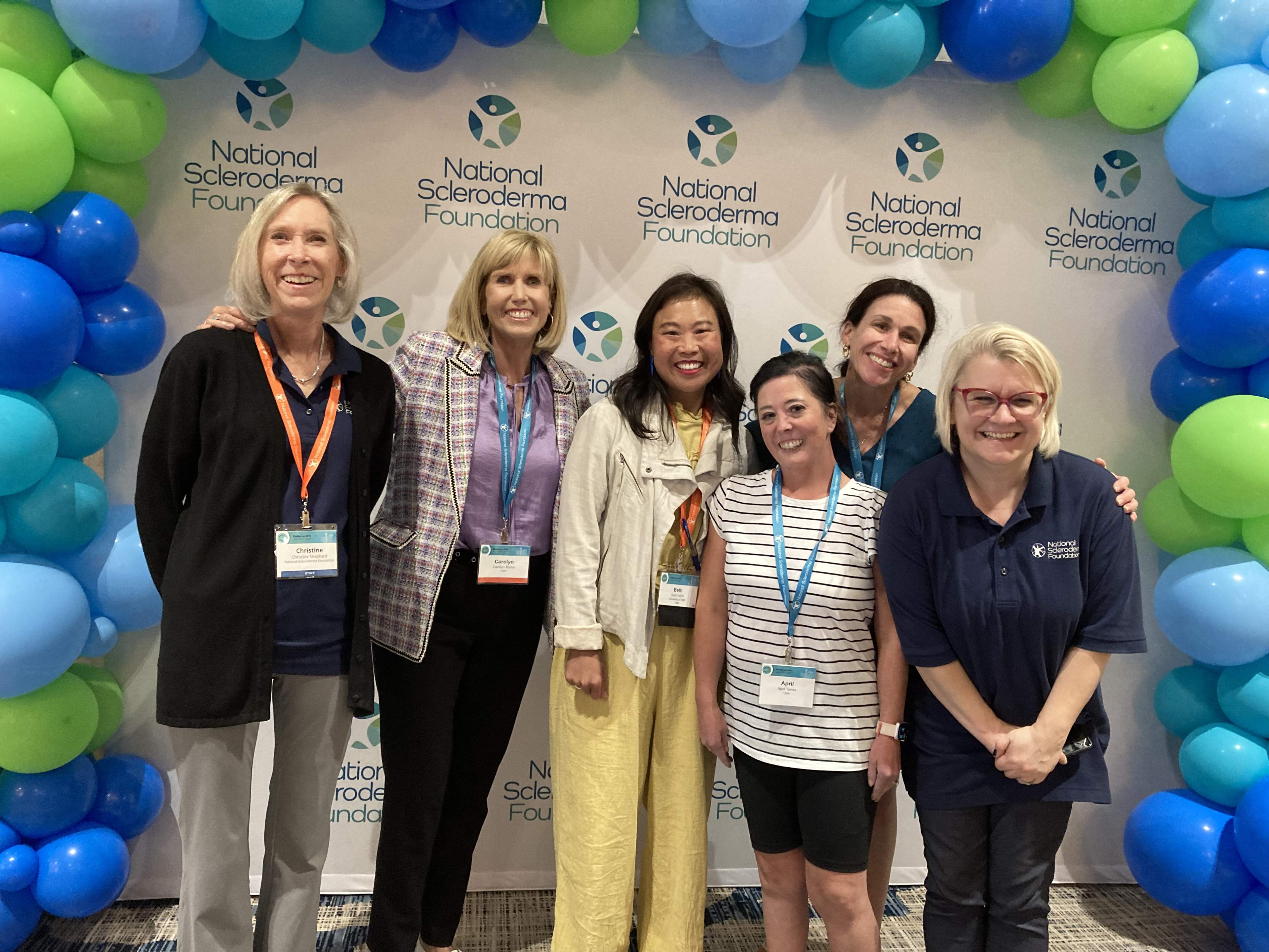 Beth Vukin with members of Rocky Mountain Chapter of the National Scleroderma Foundation