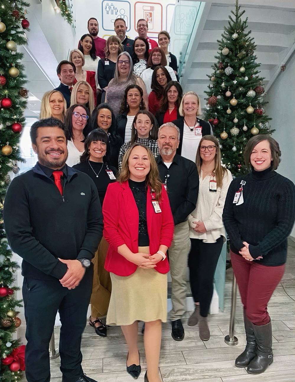 U of U Health Care Navigation team celebrating the holidays together, 2024.