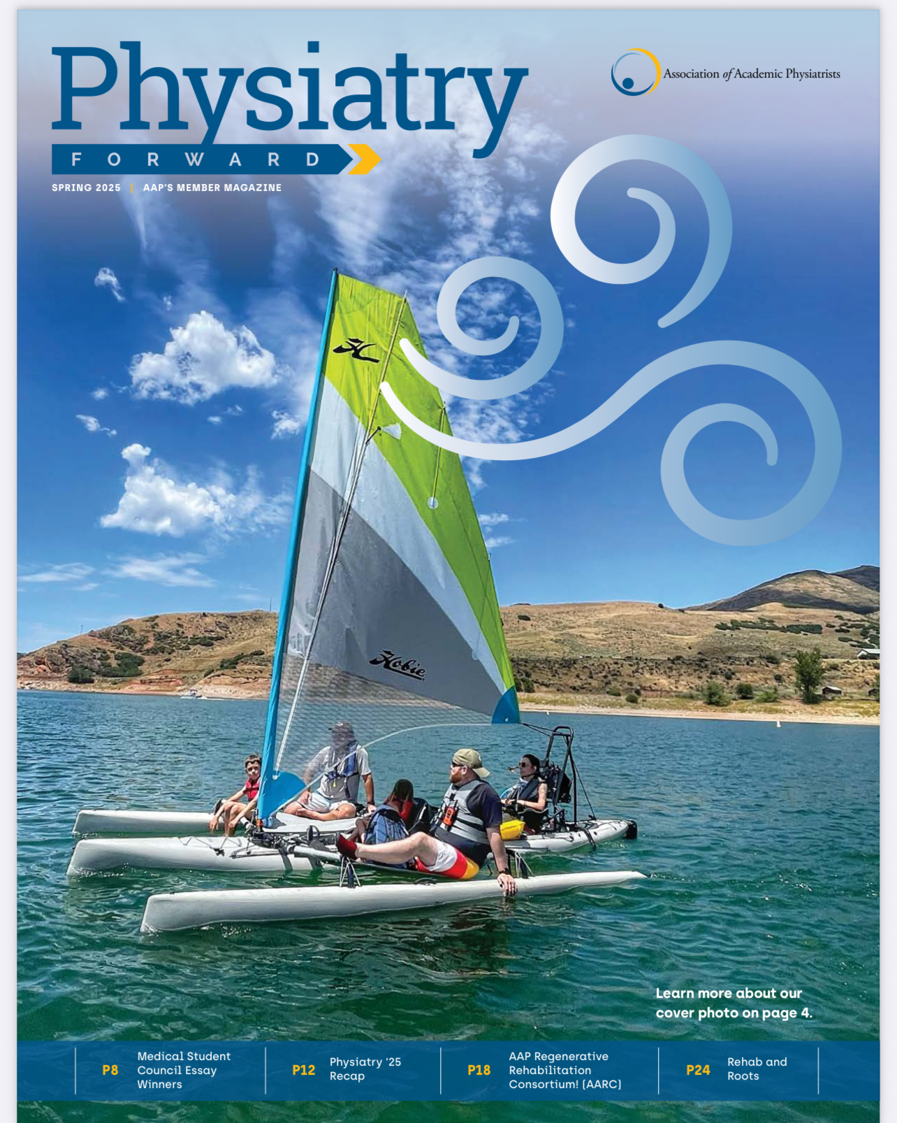 Spring 2025 issue of Physiatry Forward featuring the Tetra Watercraft
