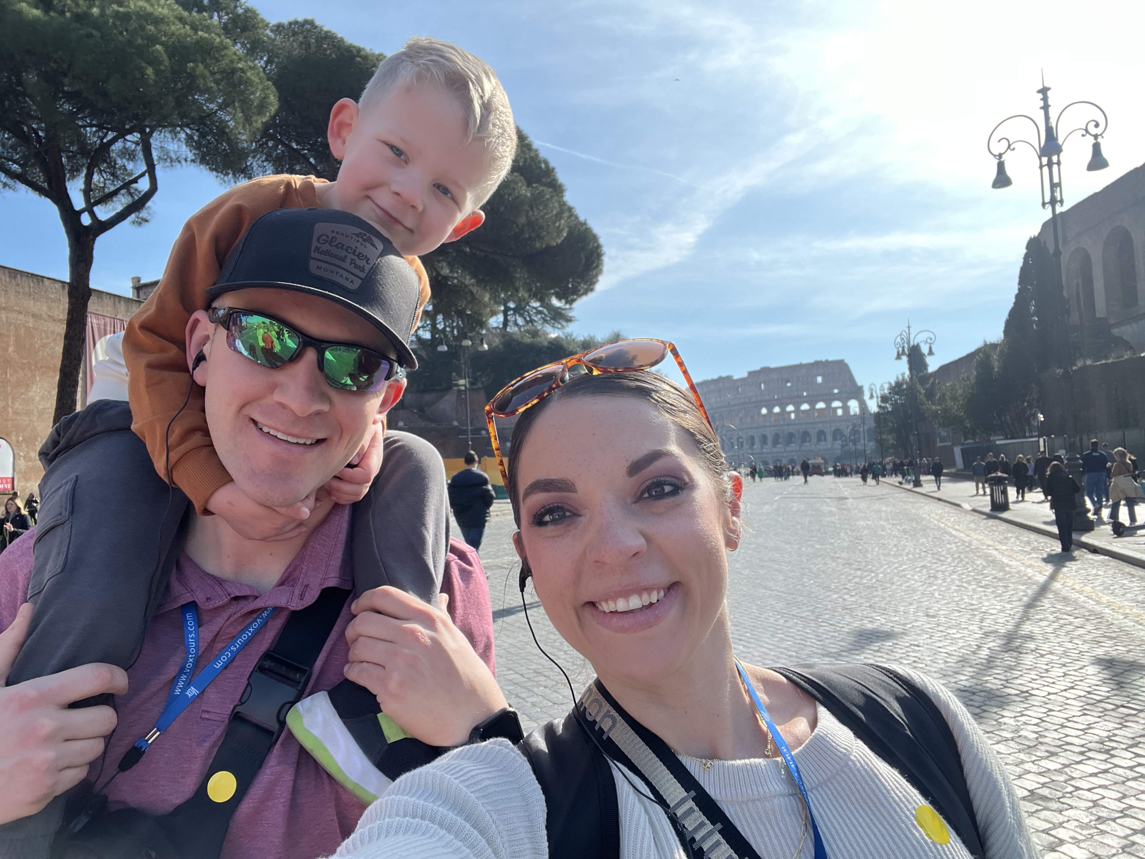 Jenn Handrop, manager of admissions operations at the Spencer Fox Eccles School of Medicine at the University of Utah, on vacation in Italy with her family.