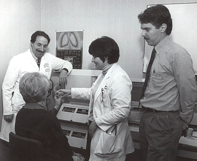 Wayne Samuelson and medical team.