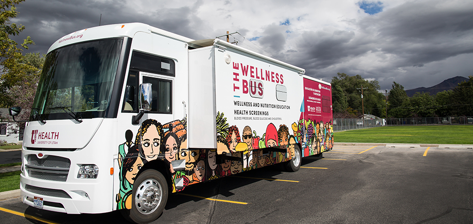 The Wellness Bus: Health Screenings, Coaching, & Education, University of  Utah Health