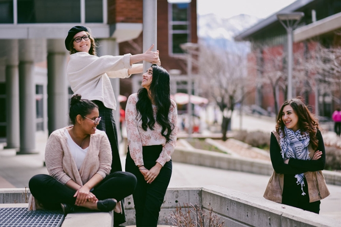 Bushra Hussein, Margaux Miller, Harjit Kaur, and Leen Samha