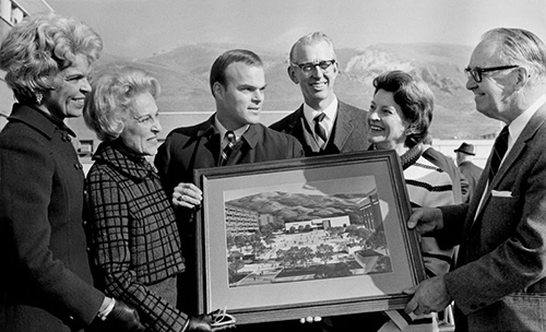 Spencer S. Eccles Health Sciences Library Groundbreaking, 1969.