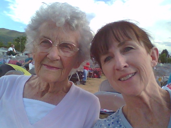 HELP patient, Aase Strand, poses for a picture with her daughter Colleen Hansen.