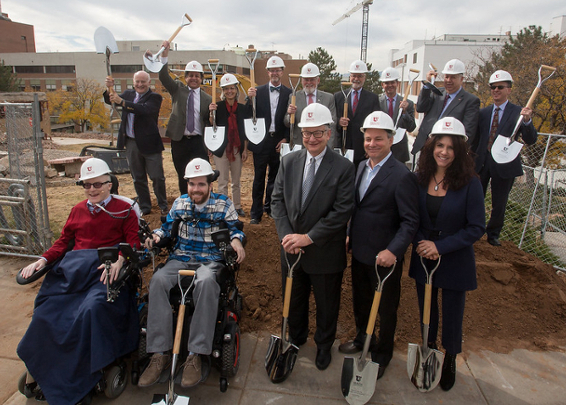 Groundbreaking ceremony for Craig H. Neilsen Rehabilitation Hospital, 2017.