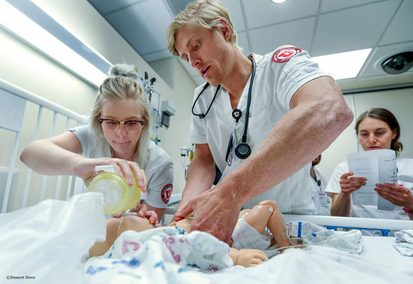 University of Utah nursing students