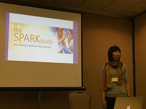 Dr. Wu presents findings from SPARK study focus group data at the annual Utah Cancer Action Network conference, May 2016 in Salt Lake City, UT.