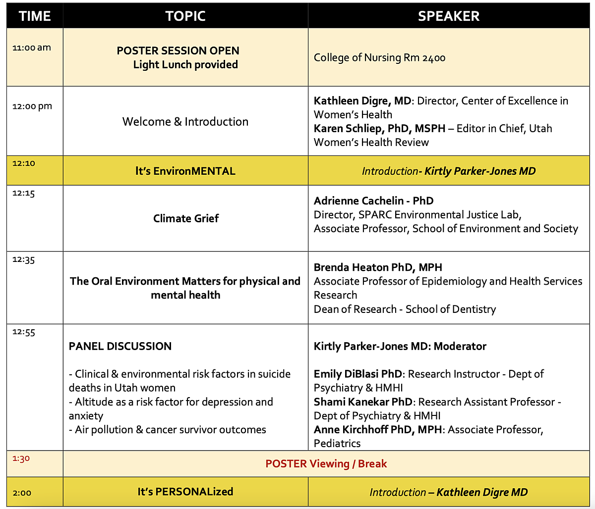 2024 COE symposia agenda