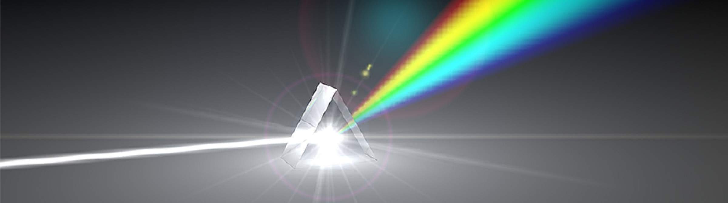 Pyramid Light Reflection Rainbow