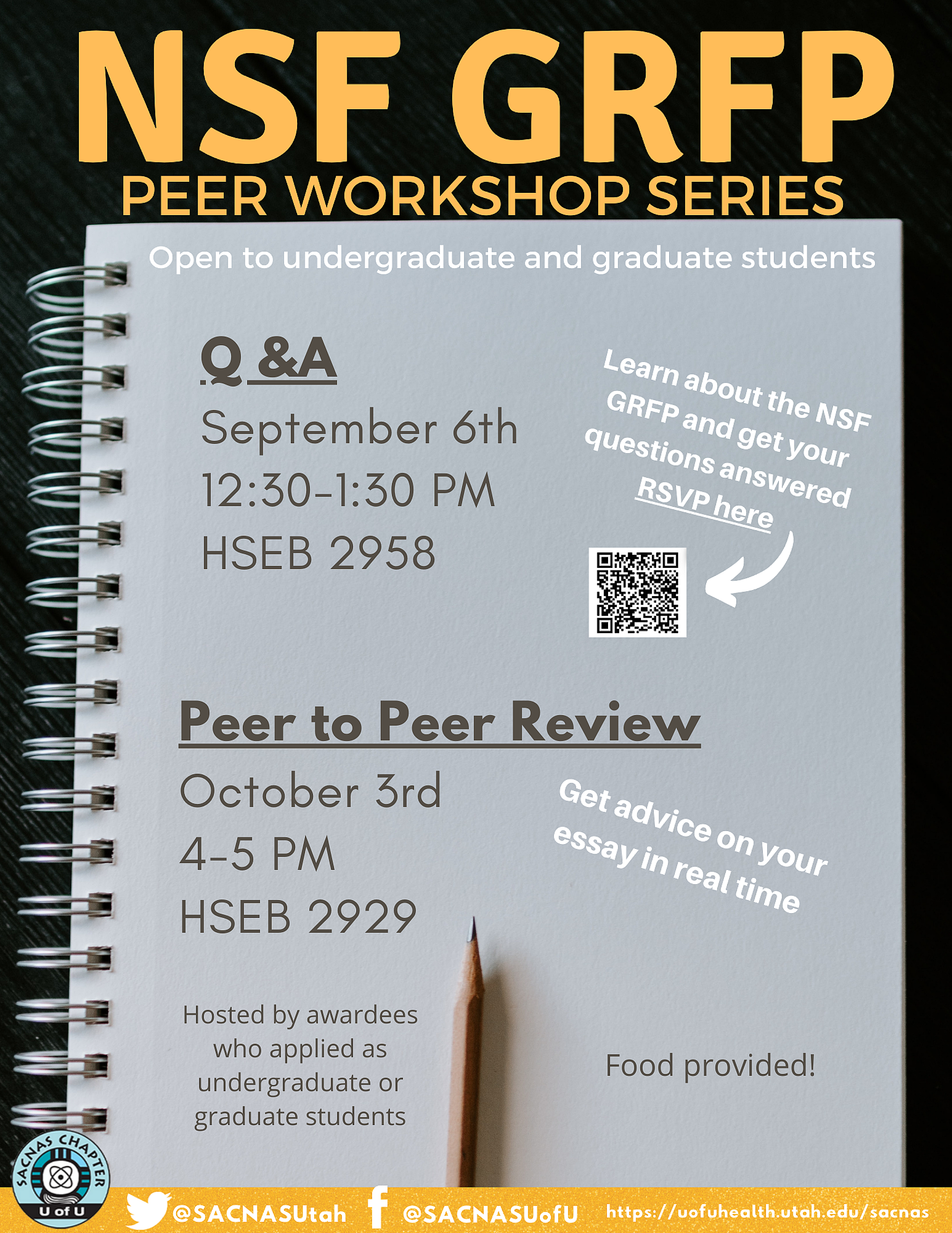 2022 NSF GRFP peer workshop series