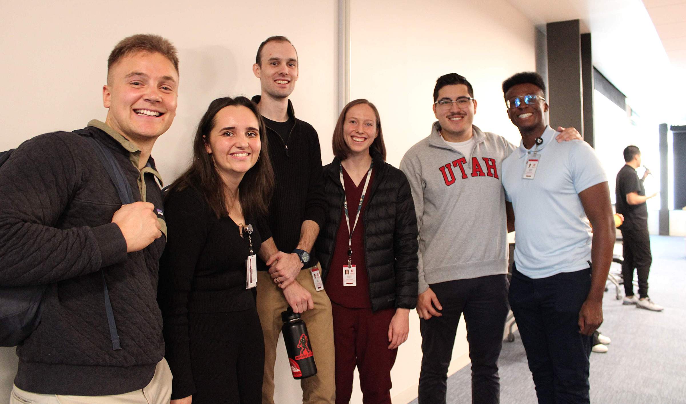 Students at premed day event at Spencer Fox Eccles School of Medicine 