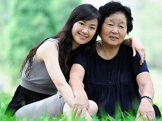 Mother and Daughter Smiling, Immunodeficiency