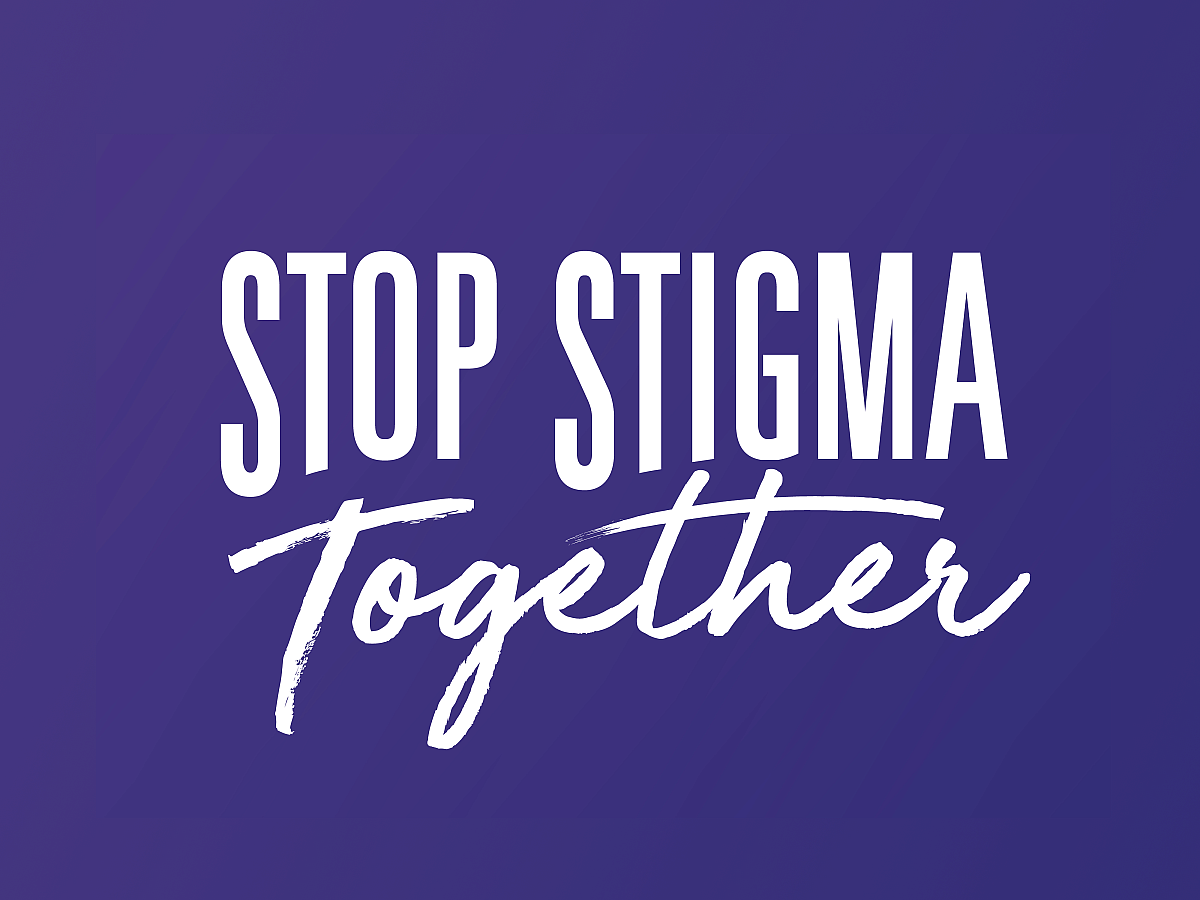 Stop Stigma Together Mental Health Banner