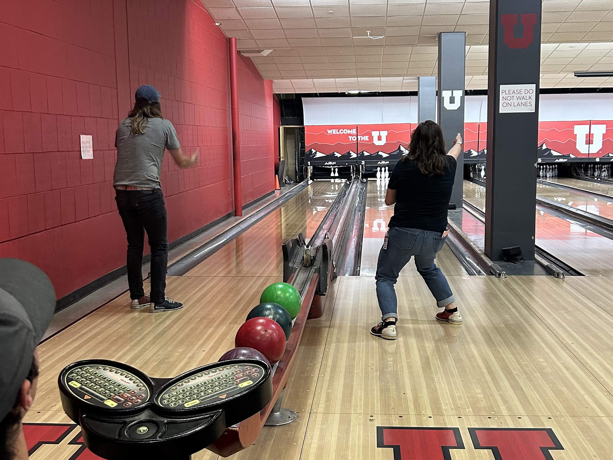 Young Lab and Williams Lab members bowling