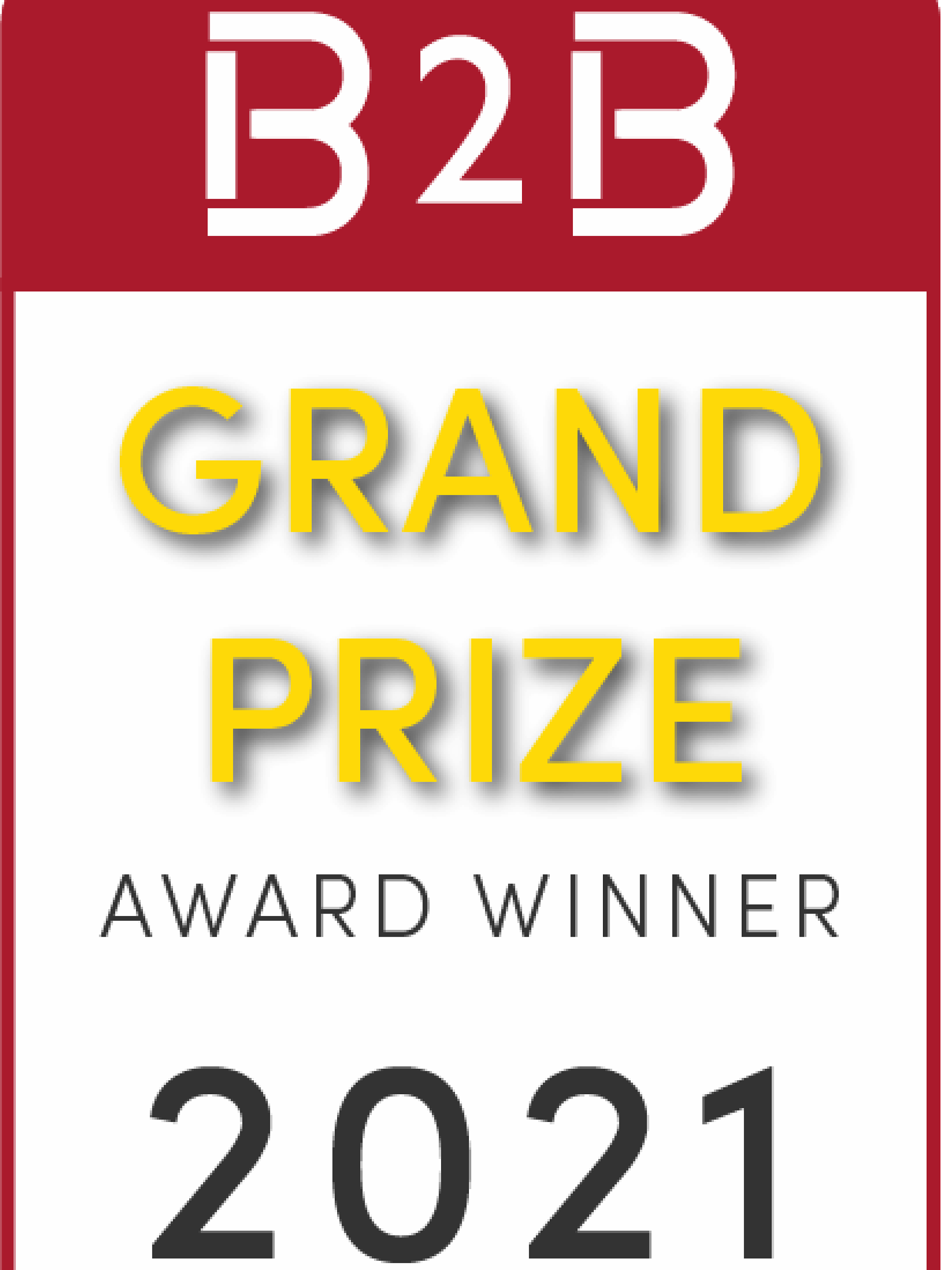 B2B 2021 Grand Prize Stamp