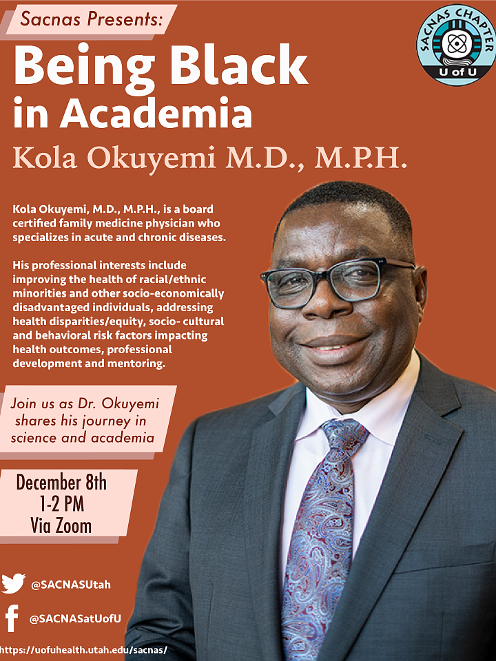 Being Black in Academia Flyer