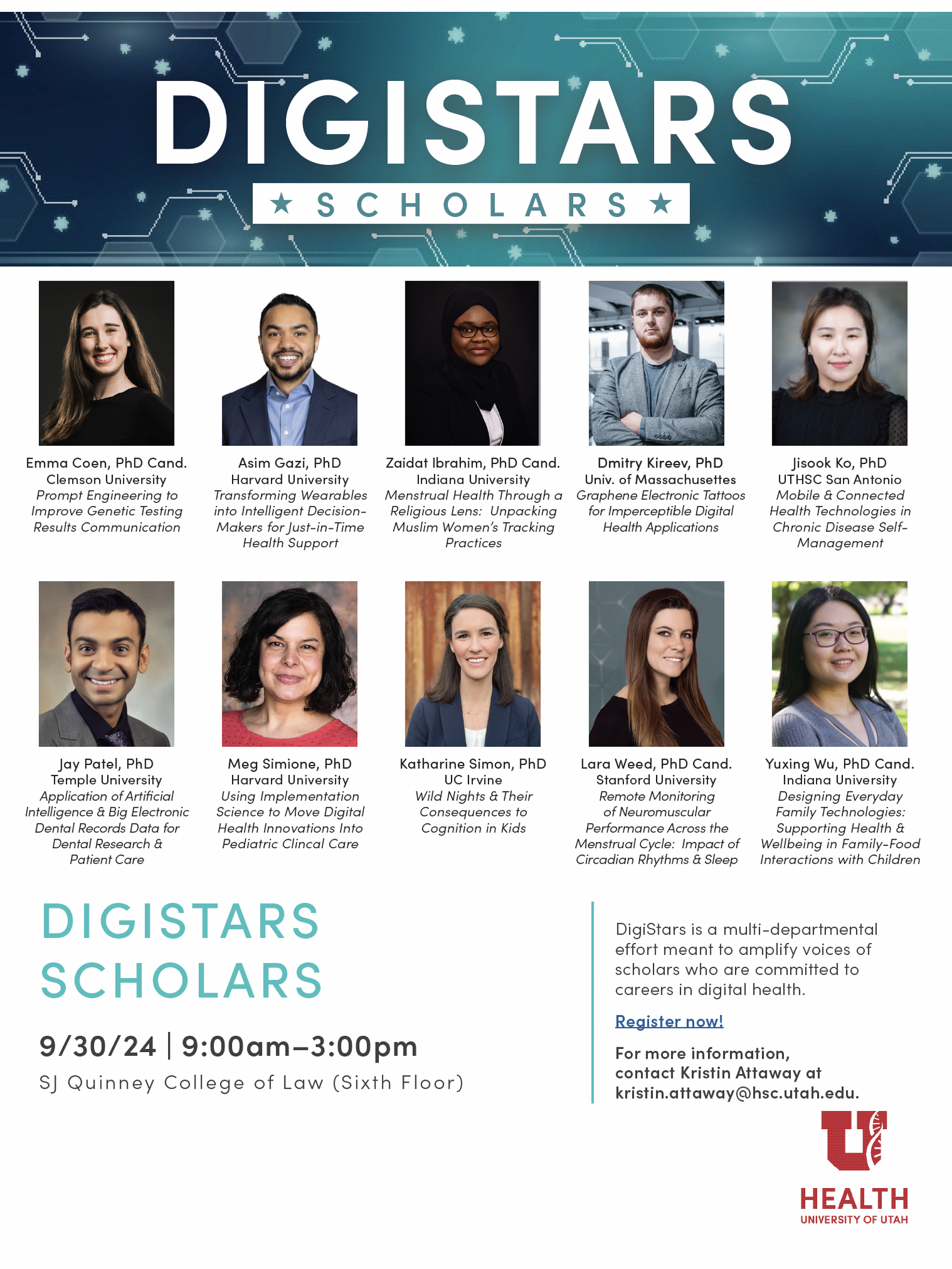 DHI Digistars Flyer w/ Headshots
