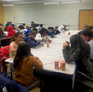 students at the January 2023 Saturday Academy