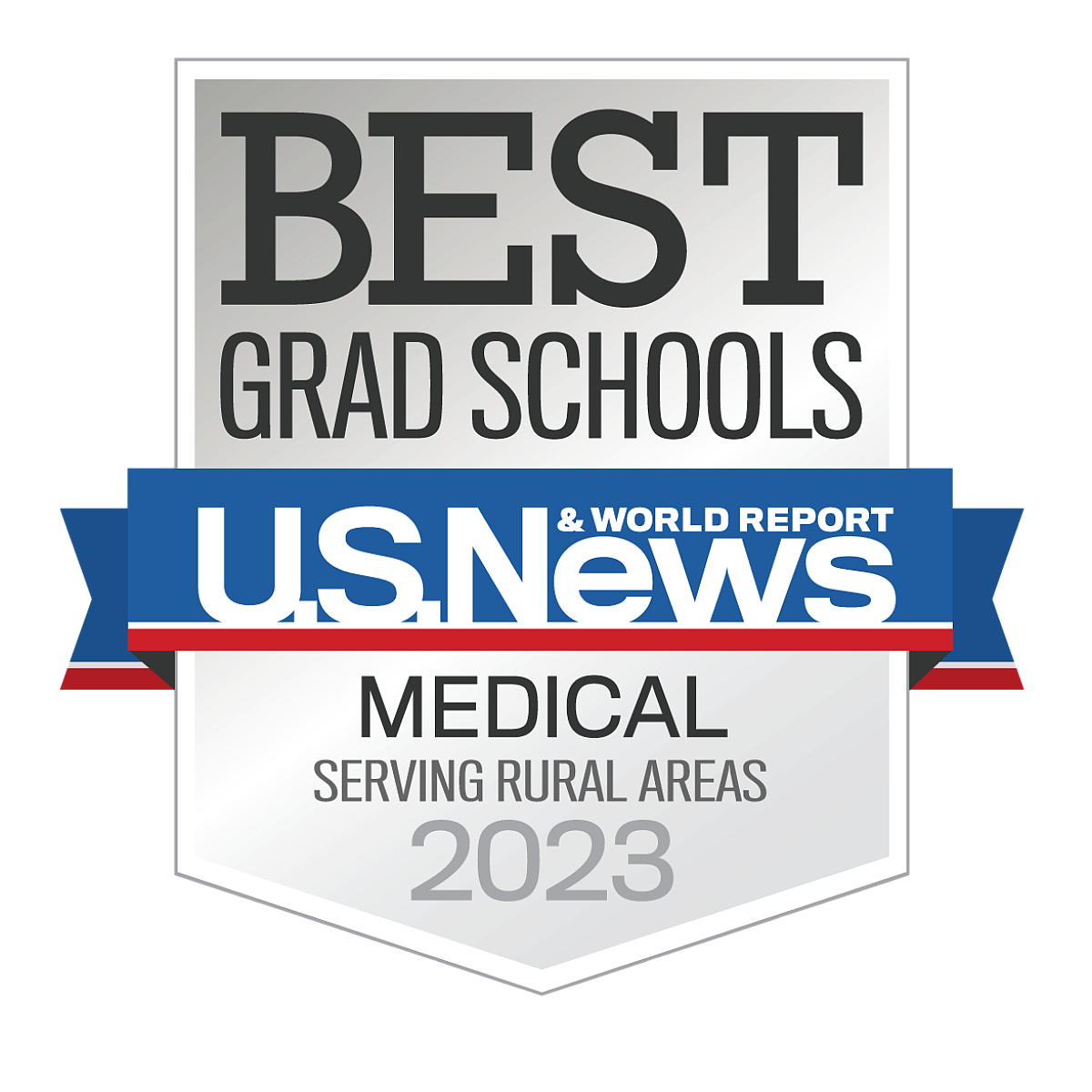 Badge, US News Best Grad Schools Medical Serving Rural Areas 2023