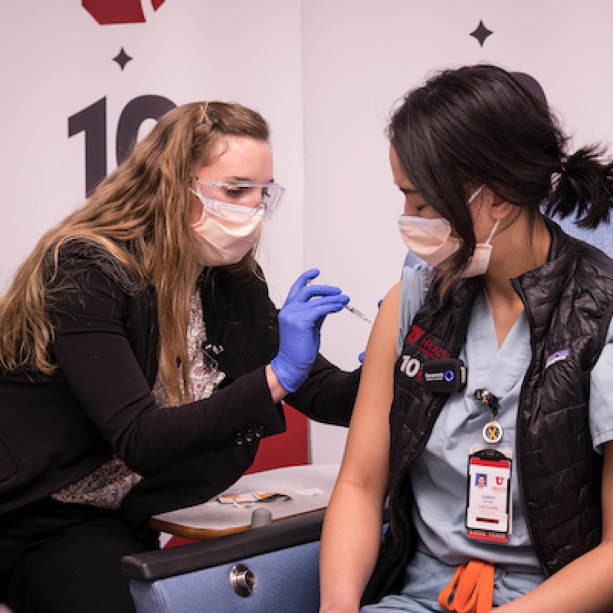First patient in Utah receives COVID-19 vaccine