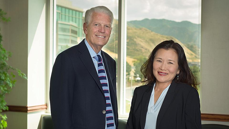 Picture of Ed Clark and Yoshimi Anzai