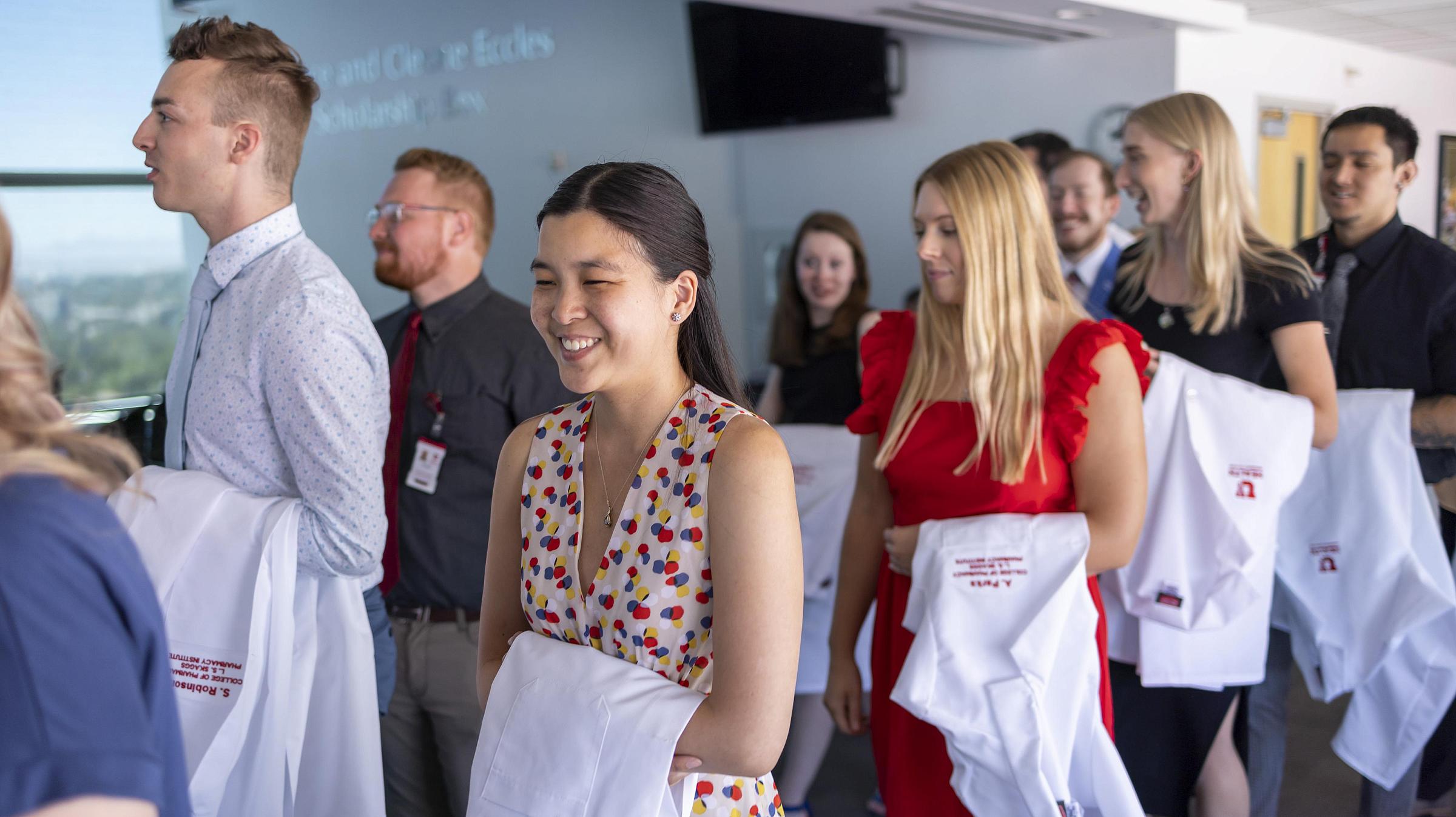 First-year pharmacy students at the 2022 White Coat Ceremony.