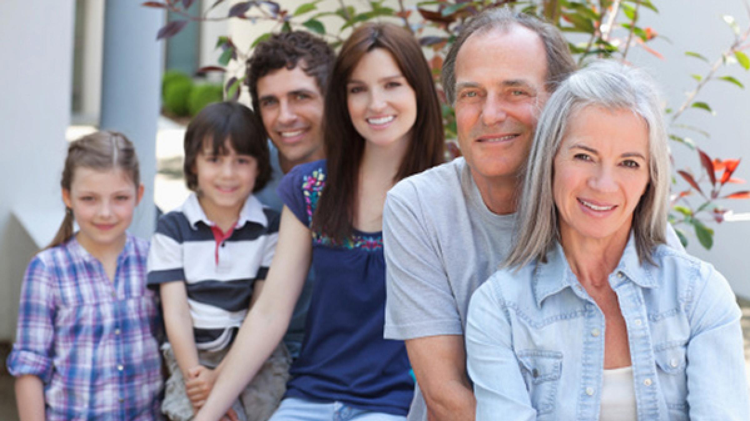 Family Portrait Six People Gene Discovery