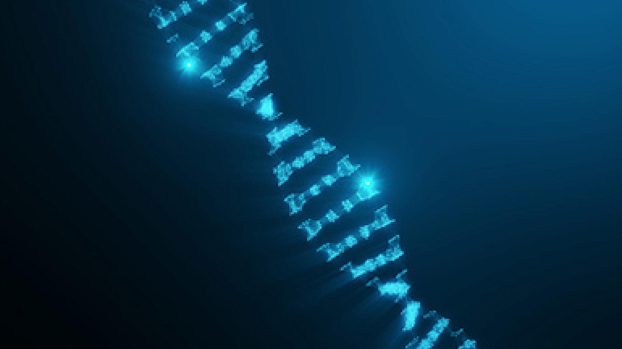 Hidden Genome Blue DNA