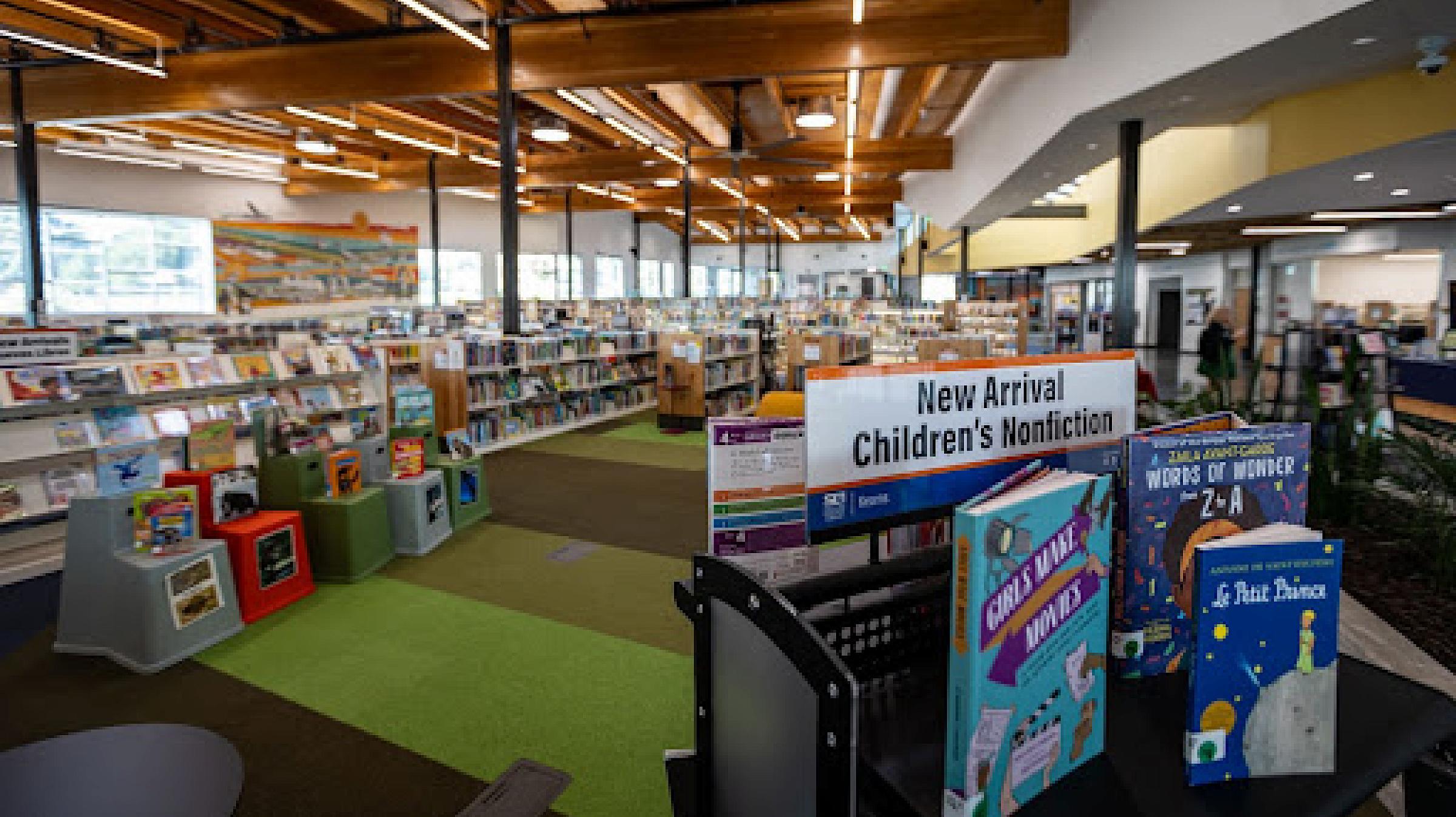 Interior of Kerns Library