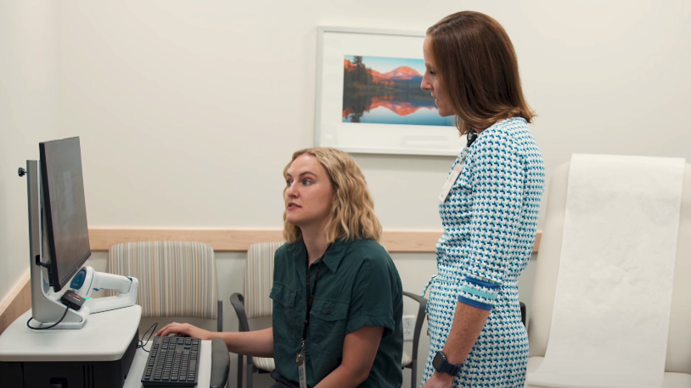 Dr. Laurie Leclaire with Madison Kieffer.