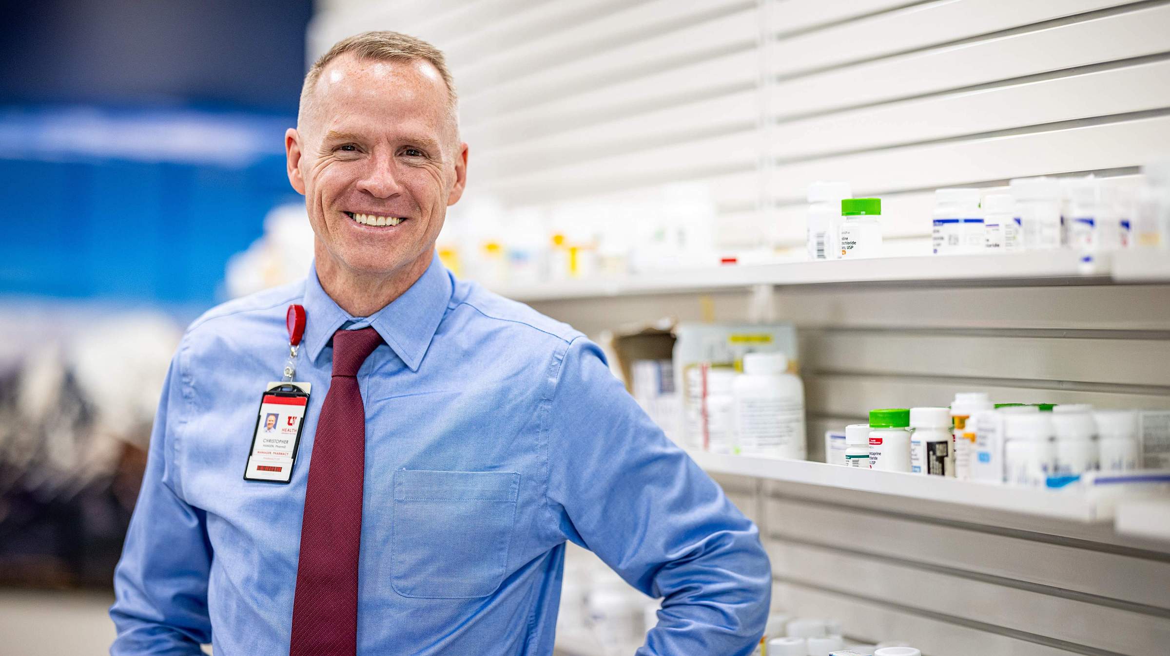 Christopher Hansen, PharmD, leads U of U Health's Medication Support Services program